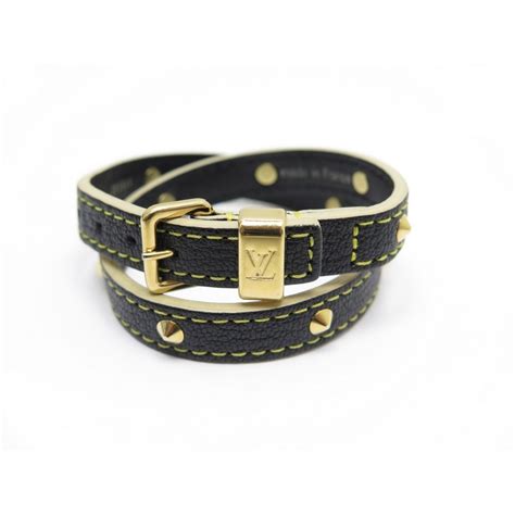 bracelet louis vuitton noir|louis vuitton bracelet new collection.